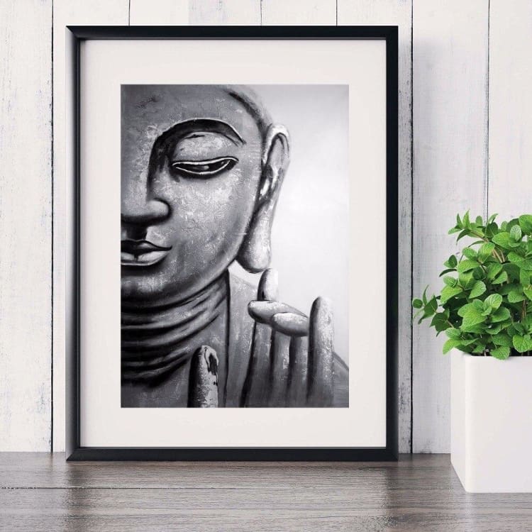 Tableau de Bouddha Karana. - 15x20Cm