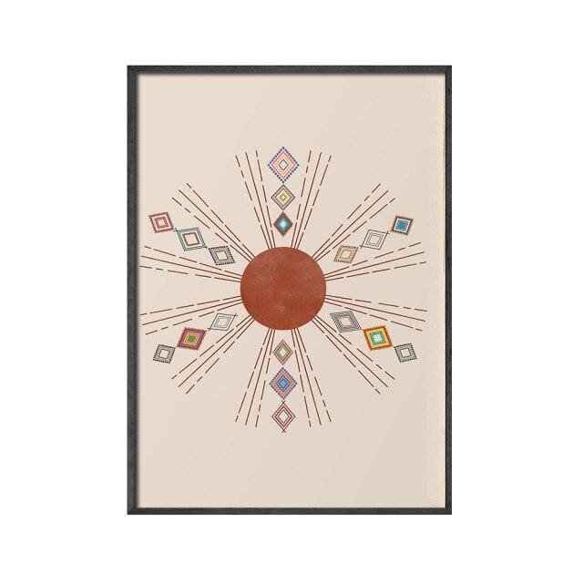 Tableau Zen - Le calme géométrique - A