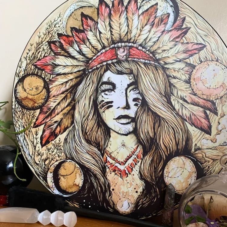 Tambour Chamanique mère nature