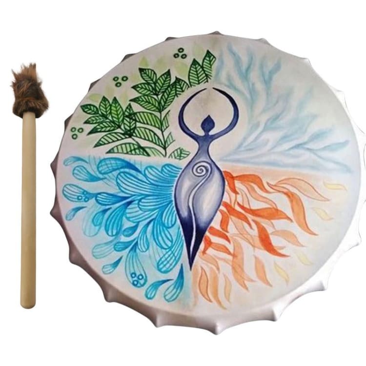 Tambour Chamanique peinture spirituelle