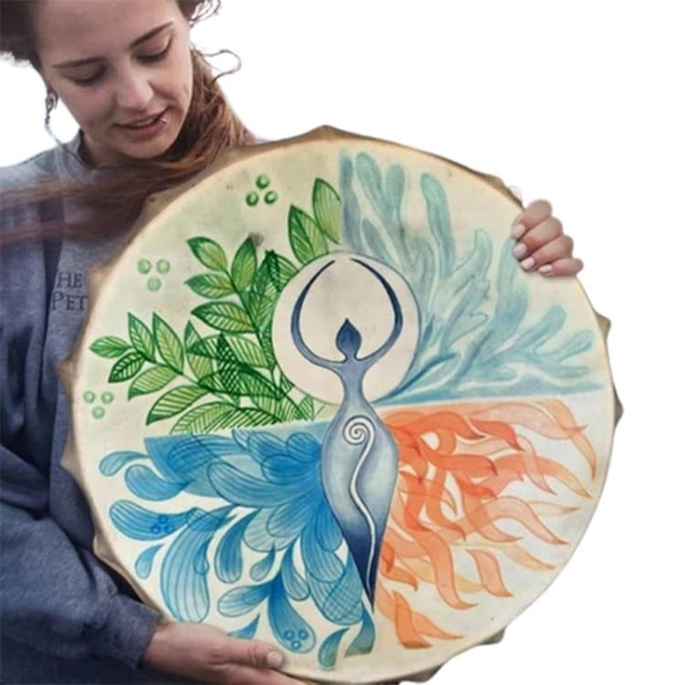 Tambour Chamanique peinture spirituelle Image