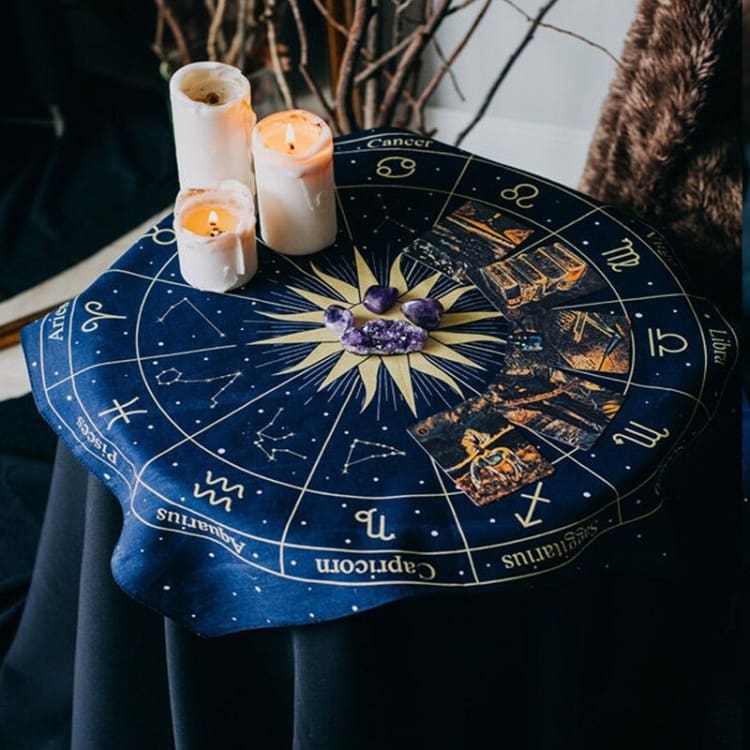 Tapis de divination - Bleu Nuit