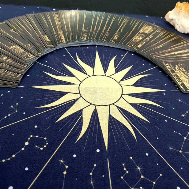 Tapis de divination - Bleu Nuit