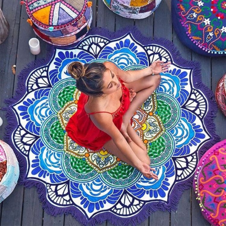 Tapis de plage Zen Mandala