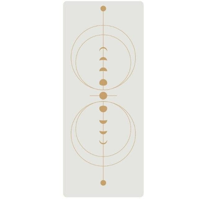 Tapis de Yoga en caoutchouc 100% naturelle ’ Blanc Ivoire ’