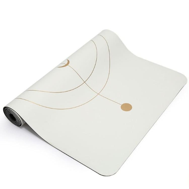 Tapis de Yoga en caoutchouc 100% naturelle ’ Blanc Ivoire ’