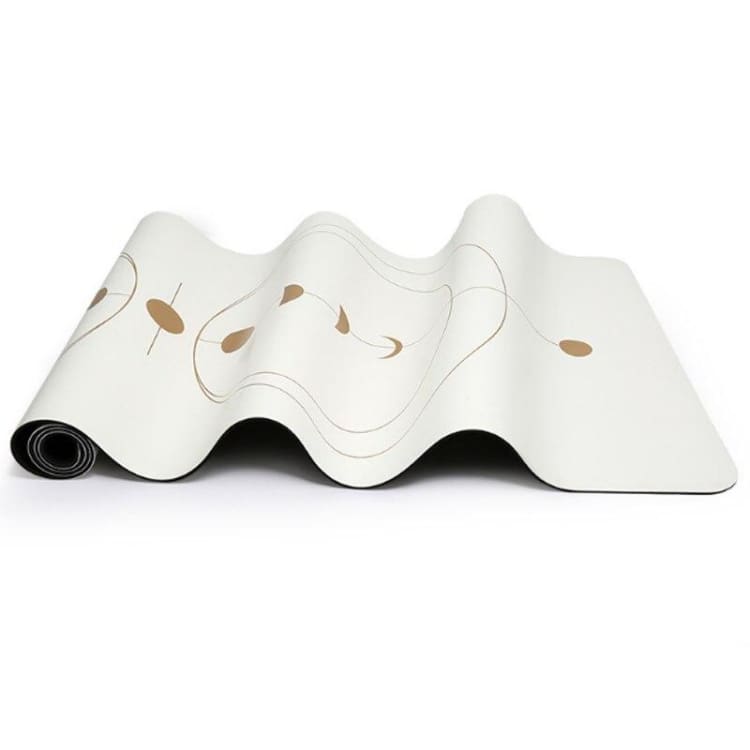 Tapis de Yoga en caoutchouc 100% naturelle ’ Blanc Ivoire ’
