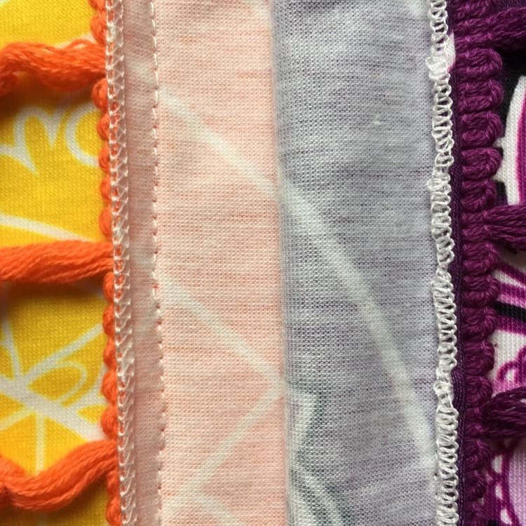 Toile des 7 chakras étincellants (100% coton) - decoration