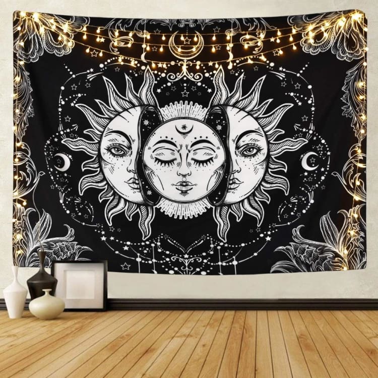 Toile murale symbolisant la lune - decoration